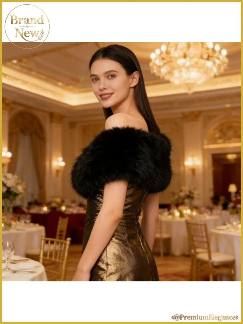 Faux Fur Shawl Wrap Women Winter Neck Warmer Collar Scarf